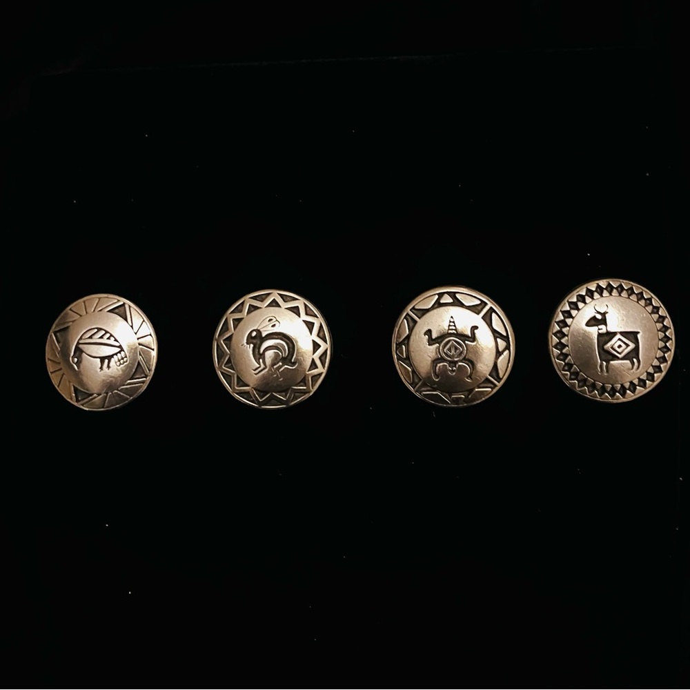 Button Covers Southwest Animal Symbols
